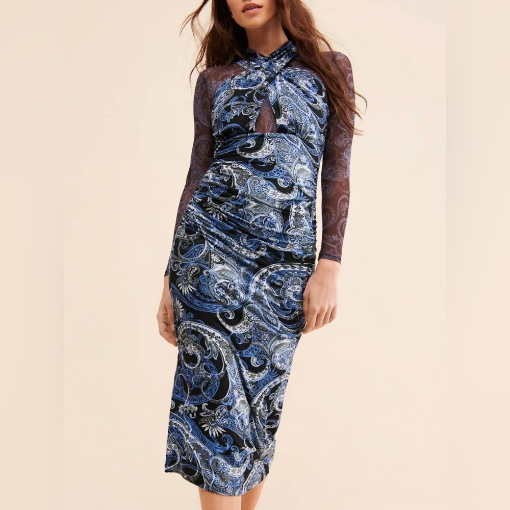 Anthropologie midi dress